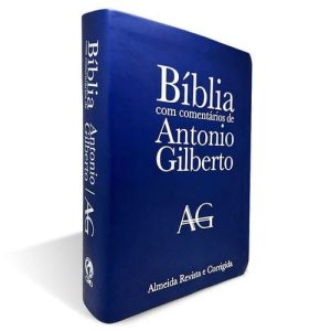 3 - Bíblia de estudo com comentários de Antônio Gilberto azul