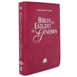 8 - Bíblia de estudo Genebra couro sintético