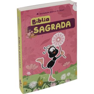 9 - Bíblia sagrada infantil Smilinguido rosa